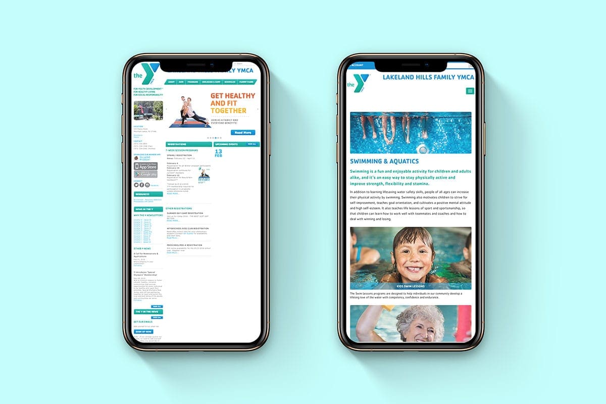 Improved Search Ranking | Mobile Development | Lakeland Hills Family YMCA | Big Marlin Group